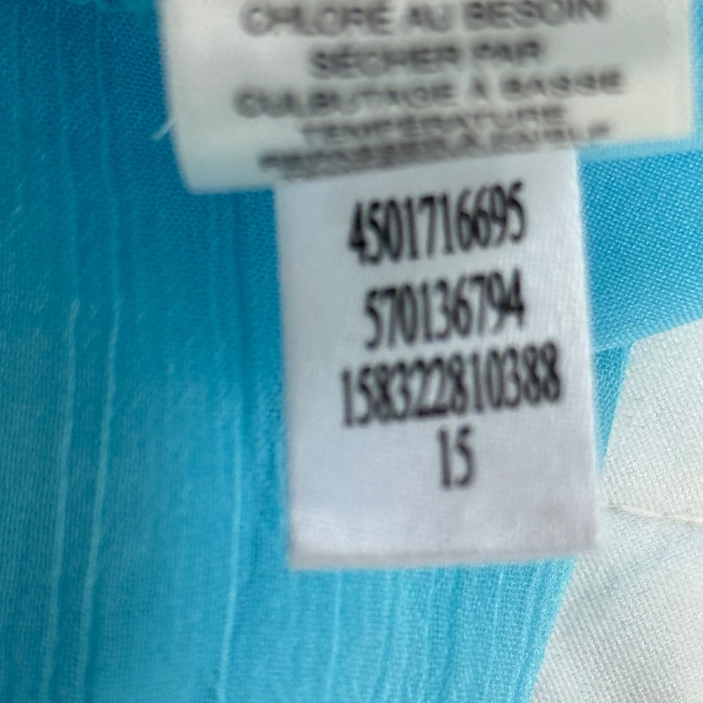 White House Black Market Baby Blue Halter High Low Chiffon Dress Size 0 EUC - Picture 10 of 14